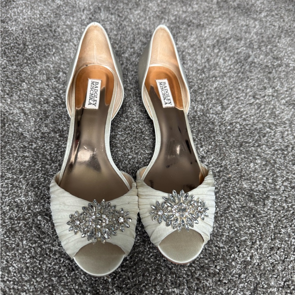 Badgley Mischka Bridal Wedding Embellished Shoes